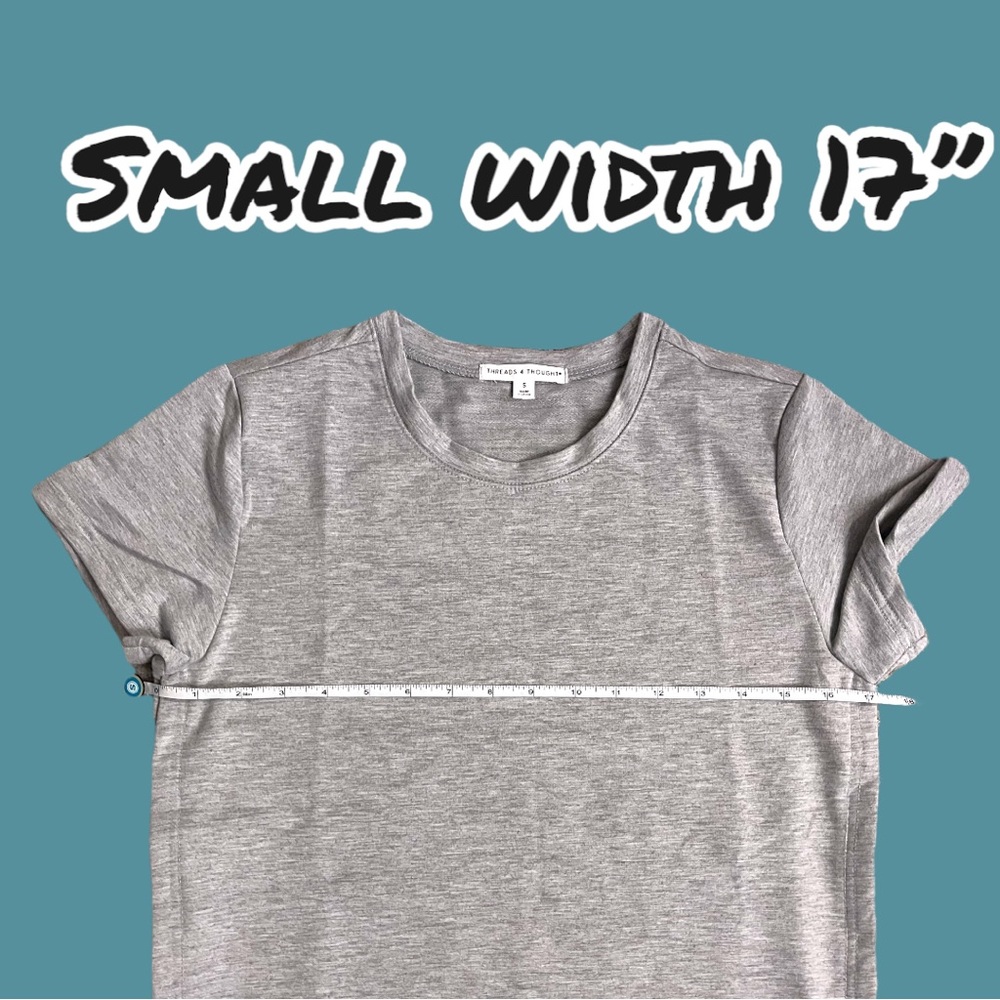 ✨HOST PICK! ✨NWT Threads4 Thought high-low t-shirt dress in heather grey ♻️🌱✨ - Picture 8 of 12